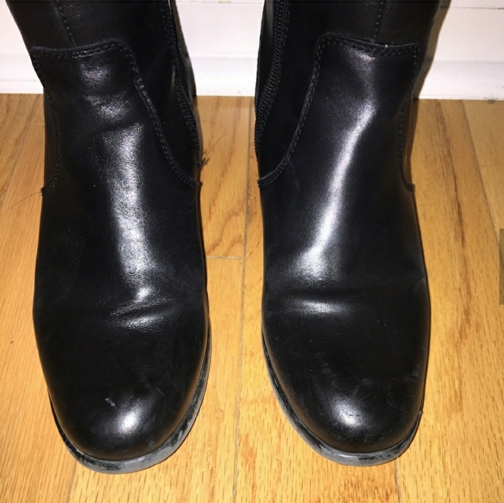 Banana Republic Sleek Black Riding Boots - Picture 7 of 7